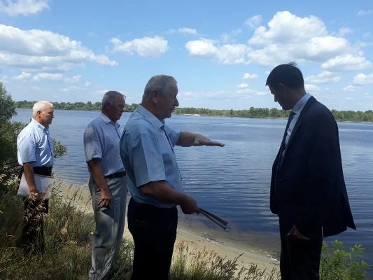 В Каневі вирішували питання переформування берега в районі очисних споруд